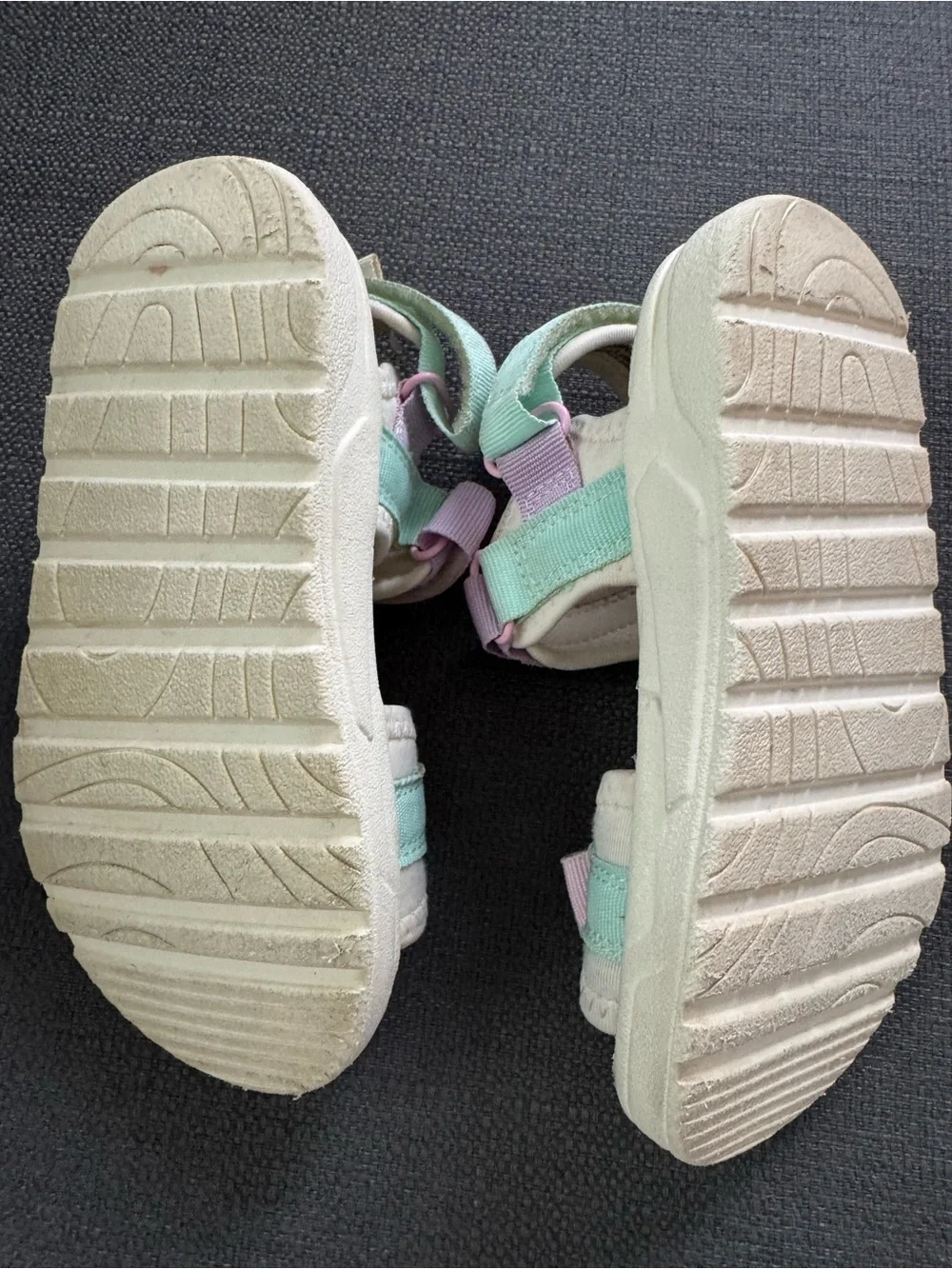 H&M Pastel Multi-Color Adjustable Strap Sandals